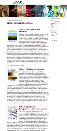 Website: Сайт журналов OJS