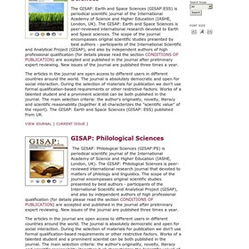 Website: Сайт журналов OJS