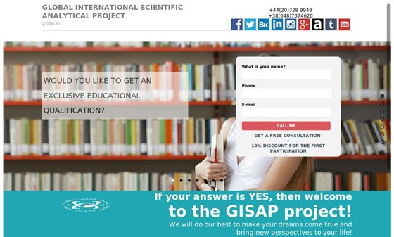 Website: Landing page 2